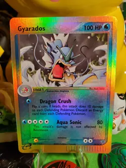 Pokemon TCG Vintage 2003 Reverse Holo Gyarados 32/97 EX Dragon POSSIBLE 9+ GRADE - Image 1