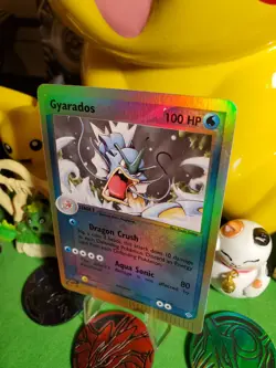 Pokemon TCG Vintage 2003 Reverse Holo Gyarados 32/97 EX Dragon POSSIBLE 9+ GRADE - Image 3