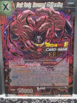 Dark Broly Resonant Obliteration Dragon Ball Super Card Game FEST GOLD STAMP NM - Image 1