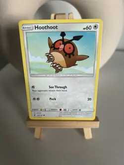 Pokemon Sun & Moon Burning Shadows TCG Card Hoothoot 106/147 - Image 1