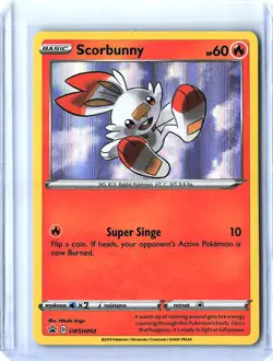 SWSH002 Scorbunny Promo Holo Trading Card - Pokemon TCG 2019 Ungraded - Image 1