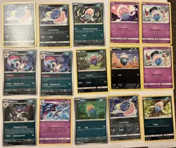 Lot Of 15 Inkay and Malamar Pokemon Cards - Image 1