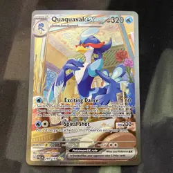 Quaquaval ex 260/193 Paldea Evolved Full Art SIR Rare Holo Pokemon Card NM - Image 1