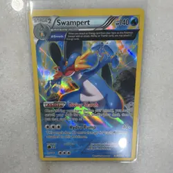 Pokemon TCG Swampert Holo Ability Stage 2 Card 36/160 English 2015 Pokemon - Image 3