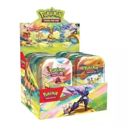 Pokemon Vibrant Paldea Sfavillante Display da 10 Mini Tin Sealed in Italiano (IT - Image 1