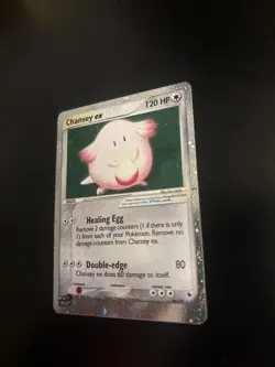 Pokemon Chansey EX TCG Holo Ultra Rare Card Ruby and Sapphire 96/109 - Image 3