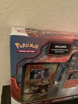 POKEMON TRADING CARD GAME SUN & MOON/BURNING SHADOWS LYCANROC GX CHALLENGE BOX - Image 3