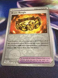 Pokemon TCG Brave Bangle Trainer 080/086 Reverse Holo White Flare NM/M - Image 2