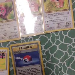 Pokemon TCG Base Set Card Lot of 34 some first edition, vintage,Pikachu, Meowth - Image 4