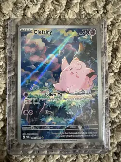 Pokemon Clefairy Full Art Holo Rare Card POR 094/088 English 2026 - Image 1