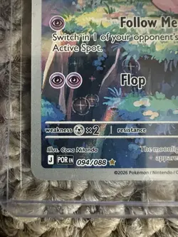 Pokemon Clefairy Full Art Holo Rare Card POR 094/088 English 2026 - Image 2