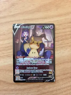 Pokemon Mimikyu V TCG Ultra Rare Holo Card TG16/TG30 Brilliant Stars - NM - Image 1