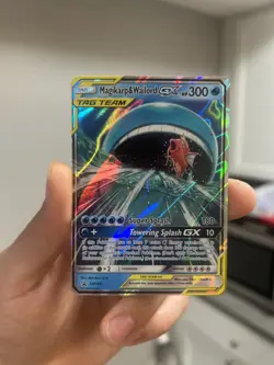 Magikarp & Wailord GX - SM166 - Black Star Promo - Pokemon Card - LP+ - Image 1