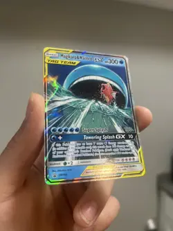 Magikarp & Wailord GX - SM166 - Black Star Promo - Pokemon Card - LP+ - Image 2