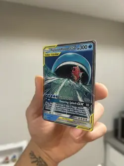 Magikarp & Wailord GX - SM166 - Black Star Promo - Pokemon Card - LP+ - Image 3