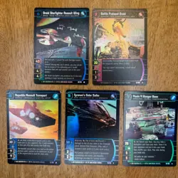 Star Wars TCG WOTC Lot of 18 FOIL Cards LP Luke Skywalker Darth Vader Yoda - Image 4