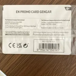 Pokemon Gengar Promo 050/088 POR Stage 2 Ghost HP 130 Mind Jack 2026 Card - Image 2