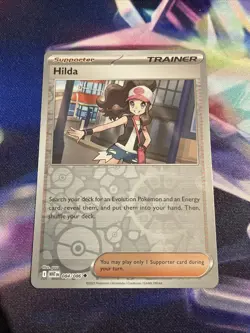 Pokemon TCG Hilda Trainer 084/086 Uncommon Reverse Holo White Flare NM/M - Image 1