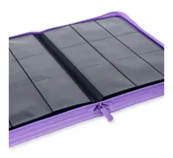Vault X Just Purple 9-Pocket Exo-Tec Zip Binder - 360 Cards - New - Image 3