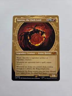 MTG Lord of the Rings-Sauron,the Dark Lord-NM-Showcase 329 - Image 1