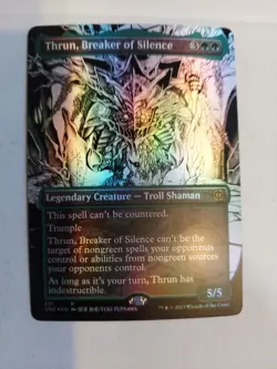 Thrun, Breaker of Silence (Borderless) Phyrexia: All Will Be One Foil - Image 1