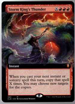 Storm King's Thunder 583 Extended Art Mythic Non Foil Baldur's Gate Magic TCG NM - Image 1
