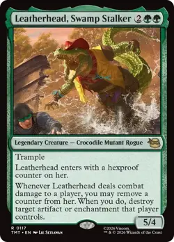 Leatherhead, Swamp Stalker [TMT - 117] - NM [Foil] TCG MTG - Image 1