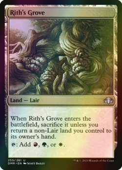 MTG Rith's Grove Foil ** Dominaria Remastered ** English (NM) - Image 1