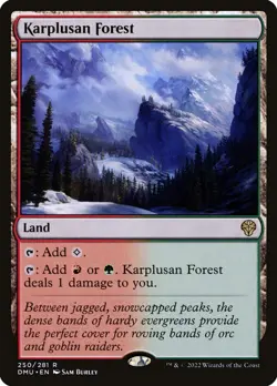 MTG Karplusan Forest ** Dominaria United ** English (NM) - Image 1