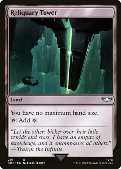 Reliquary Tower: MtG Magic the Gathering Universes Beyond Warhammer 40K Uncommon - Image 1