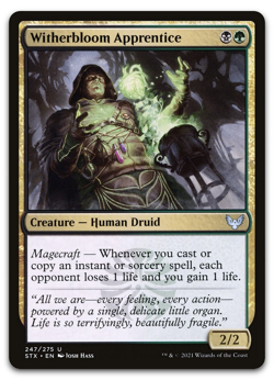 Witherbloom Apprentice #247 Strixhaven STX Magic MTG - Image 1