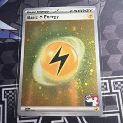 Pokemon TCG Basic Lightning Energy - (Cosmos Holo) Common Prize Pack Series 012 - Image 1