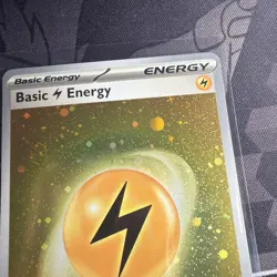 Pokemon TCG Basic Lightning Energy - (Cosmos Holo) Common Prize Pack Series 012 - Image 3