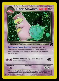 Pokemon Card - Dark Slowbro Team Rocket 12/82 Holo Rare - Image 1