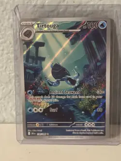 Pokemon Black Bolt TCG Illustration Card Tirtouga 106/086 NM Condition - Image 1