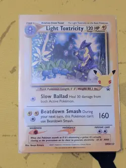 Pokemon 25th Anniversary - Celebrations HOLO Light Toxtricity SWSH137 - NM "DB" - Image 1