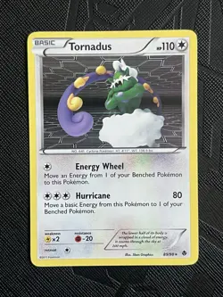 Pokemon TCG Tornadus 89/98 Emerging Powers Holo (English) - NM - Image 3
