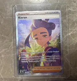 Pokemon SIR Kieran 174/131 + Lacey 114/131 & Ogre’s Mask118/131 Full Art Lot Lp - Image 2