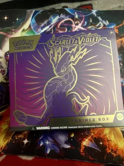 Pokemon Scarlet and Violet Base Elite Trainer Box ETB Miraidon - Image 1