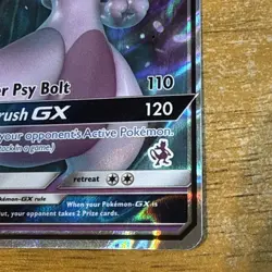 Mewtwo GX 31/68 Holo Rare GX Hidden Fates Pokemon TCG - Stamped in corner - Image 2