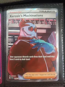 Pokemon Xerosic's Machinations 089/064 Shrouded Fable Ultra Rare Supporter - Image 1