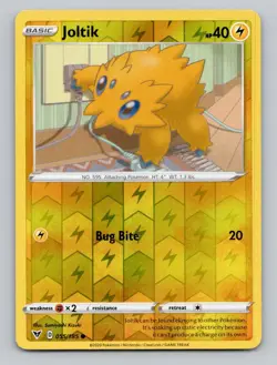 Reverse Holo Joltik 055/185 Common Vivid Voltage Pokemon - Image 1