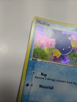 Mudkip 58/100 Reverse Holo Pokemon EX Crystal Guardians Stamped HP - Image 5