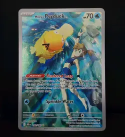 Pokemon Misty's Psyduck 193/182 Destined Rivals Illustration Rare - Image 1