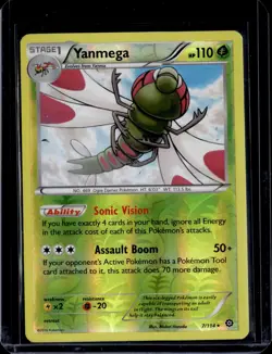 Yanmega 7/114 XY / Steam Siege 2016 (LP) / Pokemon TCG - Image 1