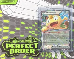 The Pokemon Company Meowth EX Holo Double Rare 062/088 Perfect Order 170 HP - Image 1