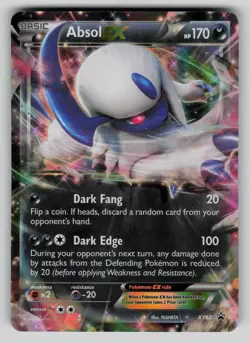Absol EX - XY62 XY Promo Pokemon MP (indents in back) - nice front! - Image 1