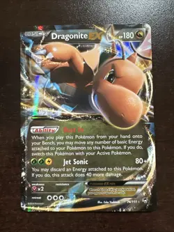 Dragonite EX 74/111 Light DMG Pokemon TCG XY Furious Fists - Image 1