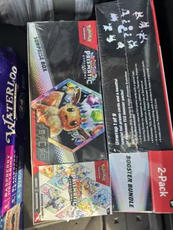 Pokemon Prismatic Evolutions Sams Club Exclusive Surprise Box Booster Bundle x2 - Image 2