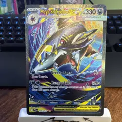 Mega Sharpedo EX – Ultra Rare Pokemon CardPhantasmal Flames - Image 1
